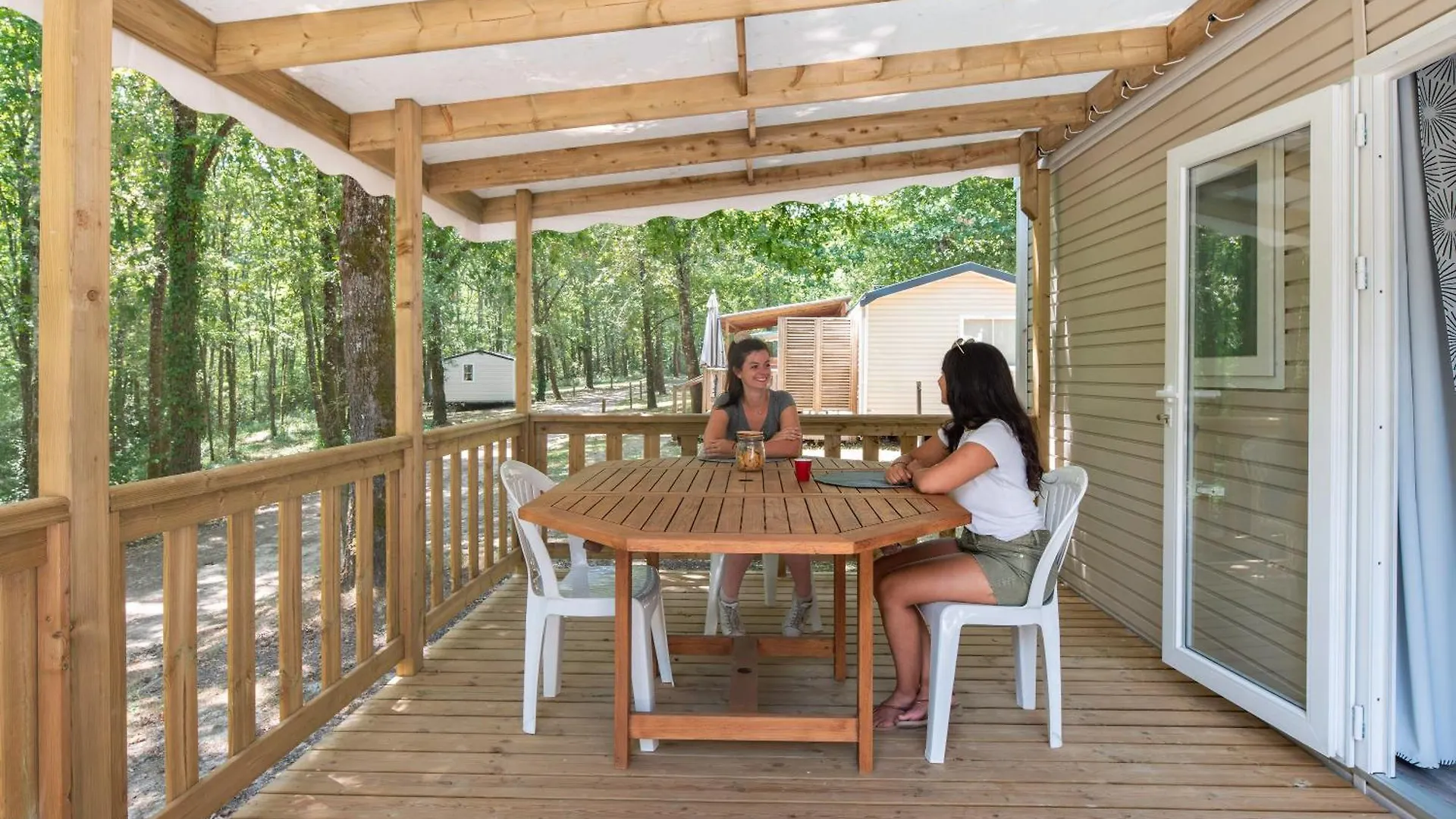 Holiday home Mobilhomes Camping Lacs D'Armagnac Bretagne-d'Armagnac